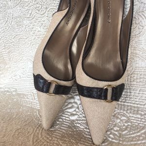 Predictions Kitten Heel Sling-backs, size 6